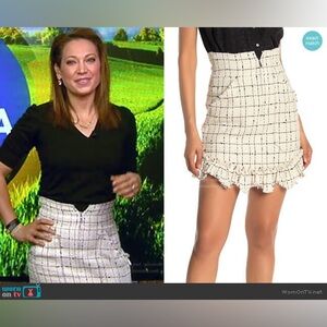 MATCHING SET Rebecca Taylor Jacket Fringe Blazer and Skirt